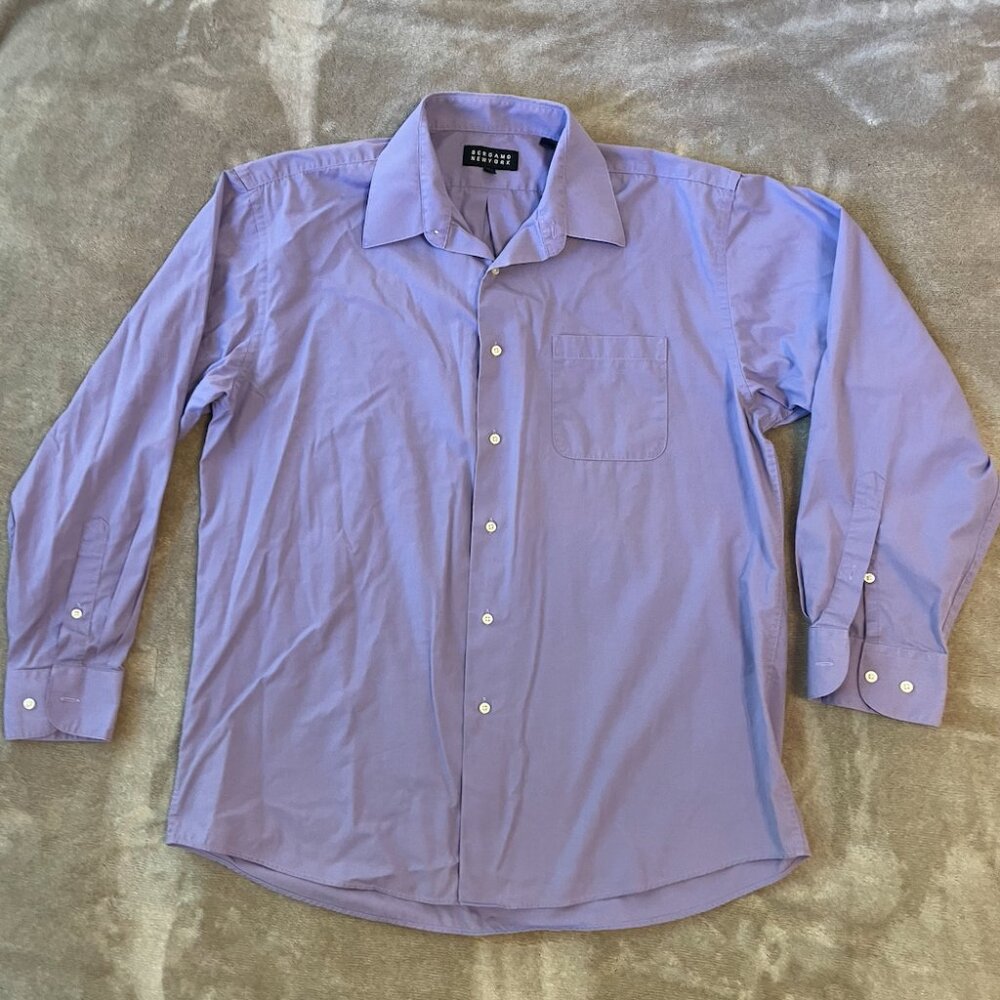 Purple Bergamo New York Dress Shirt (16 - 16.5) 34/35